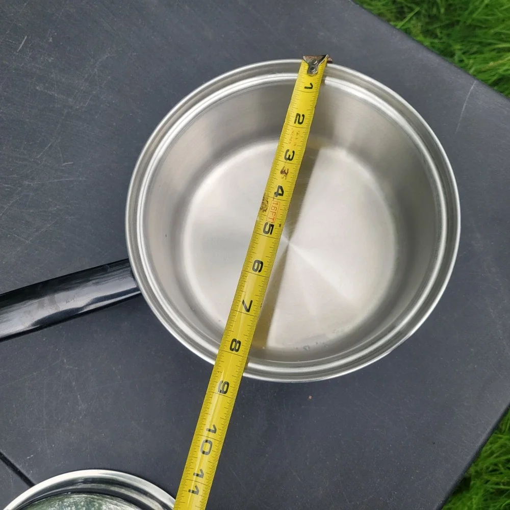 Society Sensi-Tone Cookware Ultrex 7 T304S-1 Qt Sauce Pan Pot With Lid USA Made